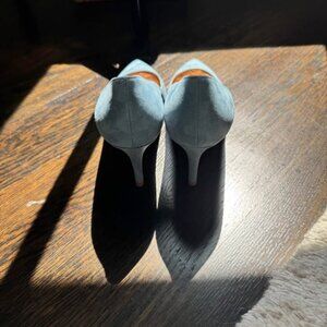 Baby blue Giavito Rossi 3" heels